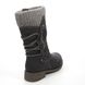 Remonte Mid Calf Boots - Black - D8070-01 ANDROS TEX
