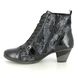Remonte Heeled Boots - Black Patent - D8797-14 ANNI   LACE TEX