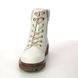 Remonte Winter Boots - WHITE LEATHER - D0B74-81 ASTRA TEDDY TEX