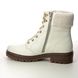 Remonte Winter Boots - WHITE LEATHER - D0B74-81 ASTRA TEDDY TEX