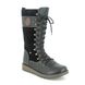 Remonte Mid Calf Boots - Black leather - D8887-01 ASTRICASTLE TEX
