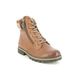 Remonte Lace Up Boots - Tan Leather  - D8463-24 BRAND SHEARLING