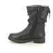 Remonte Mid Calf Boots - Black leather - D8477-01 BRAND TEX SHEEP