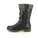 Remonte Mid Calf Boots - Black - D8478-01 BRANDOS TEX
