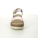 Remonte Wedge Sandals - Platinum - D0Q52-31 BILY   FLATFORM