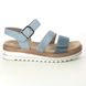 Remonte Wedge Sandals - Blue - D0Q55-12 BILY 3 STRAP