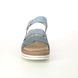 Remonte Wedge Sandals - Blue - D0Q55-12 BILY 3 STRAP