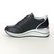 Remonte Trainers - Navy Leather - D0T03-14 RANZIP WEDGE