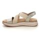 Remonte Comfortable Sandals - Light Gold - D1J50-90 LENIELLA CROSS