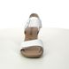Remonte Heeled Sandals - WHITE LEATHER - D1K51-80 KOOKY FLARED
