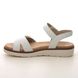 Remonte Comfortable Sandals - WHITE LEATHER - D2049-83 MARIGO