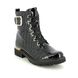 Remonte Biker Boots - Black croc - D8683-02 DOCLACRO