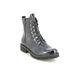 Remonte Lace Up Boots - Navy patent - D8671-15 DOCLANDER