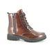 Remonte Lace Up Boots - Bronze patent - D8671-90 DOCLANDER