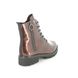 Remonte Lace Up Boots - Bronze patent - D8671-90 DOCLANDER