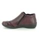Remonte Ankle Boots - Wine leather - R7671-35 EMBRACE ZIP
