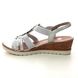 Remonte Wedge Sandals - Silver - R6264-80 HYFAWN