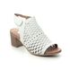 Remonte Heeled Sandals - White Leather - D2170-80 KAYLIN CROSS