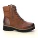 Remonte Biker Boots - Tan Leather - D1B73-24 LUNAR ELLE