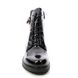 Remonte Lace Up Boots - Black patent - D1A72-01 MENAREM BUCK
