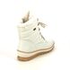 Remonte Lace Up Boots - White Leather - R8480-80 NOVARA FUR TEX