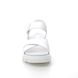 Remonte Flat Sandals - WHITE LEATHER - D7950-80 ODEON