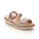 Remonte Slide Sandals - Light Gold - R6858-60 PARISLIDE