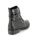 Remonte Lace Up Boots - Black leather - D0F72-01 PEECHLACE