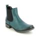 Remonte Chelsea Boots - Turquoise Leather - D4375-12 PEESICHA