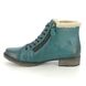 Remonte Lace Up Boots - Turquoise Leather - D4372-12 PEESIENNA TEX