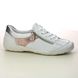 Remonte Lacing Shoes - WHITE LEATHER - R3411-81 LIVZIPA
