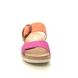 Remonte Slide Sandals - Fuchsia Orange - R6858-38 PARISLIDE