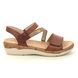 Remonte Comfortable Sandals - Tan Leather - R6860-24 PARIVEL