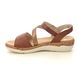Remonte Comfortable Sandals - Tan Leather - R6860-24 PARIVEL