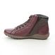 Remonte Lace Up Boots - Red leather - R1497-35 ZIGINZIP TEX