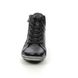 Remonte Hi Tops - Black leather - R1484-02 ZIGINZIPS TEX