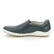 Remonte Comfort Slip On Shoes - Navy Leather - R1421-14 ZIGPERF
