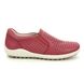 Remonte Comfort Slip On Shoes - Red leather - R1421-33 ZIGPERF