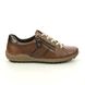 Remonte Lacing Shoes - Tan Leather - R4706-22 ZIGSPO TEX 15