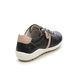 Remonte Lacing Shoes - Black leather - R1432-01 ZIGZIP 1