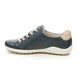 Remonte Lacing Shoes - Navy leather - R1432-14 ZIGZIP 1