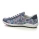 Remonte Lacing Shoes - Blue Floral - R1402-13 ZIGZIP 21