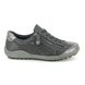 Remonte Lacing Shoes - Black leather - R1402-01 ZIGZIP 81