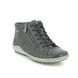 Remonte Lace Up Boots - Black leather - R1470-01 ZIGZIP TEX