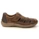 Rieker Sandals - Brown leather - 03078-25 COTT STEFAS