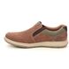 Rieker Slip-on Shoes - Tan Leather  - 17371-25 BASTILES