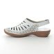 Rieker Closed Toe Sandals - White - 41355-80 DORSINA