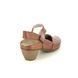 Rieker Mary Jane Shoes - Tan Leather - 41779-25 SARMILL SLING