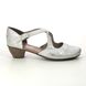 Rieker Mary Jane Shoes - Silver - 41781-40 SARMILL BAR