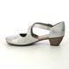 Rieker Mary Jane Shoes - Silver - 41781-40 SARMILL BAR